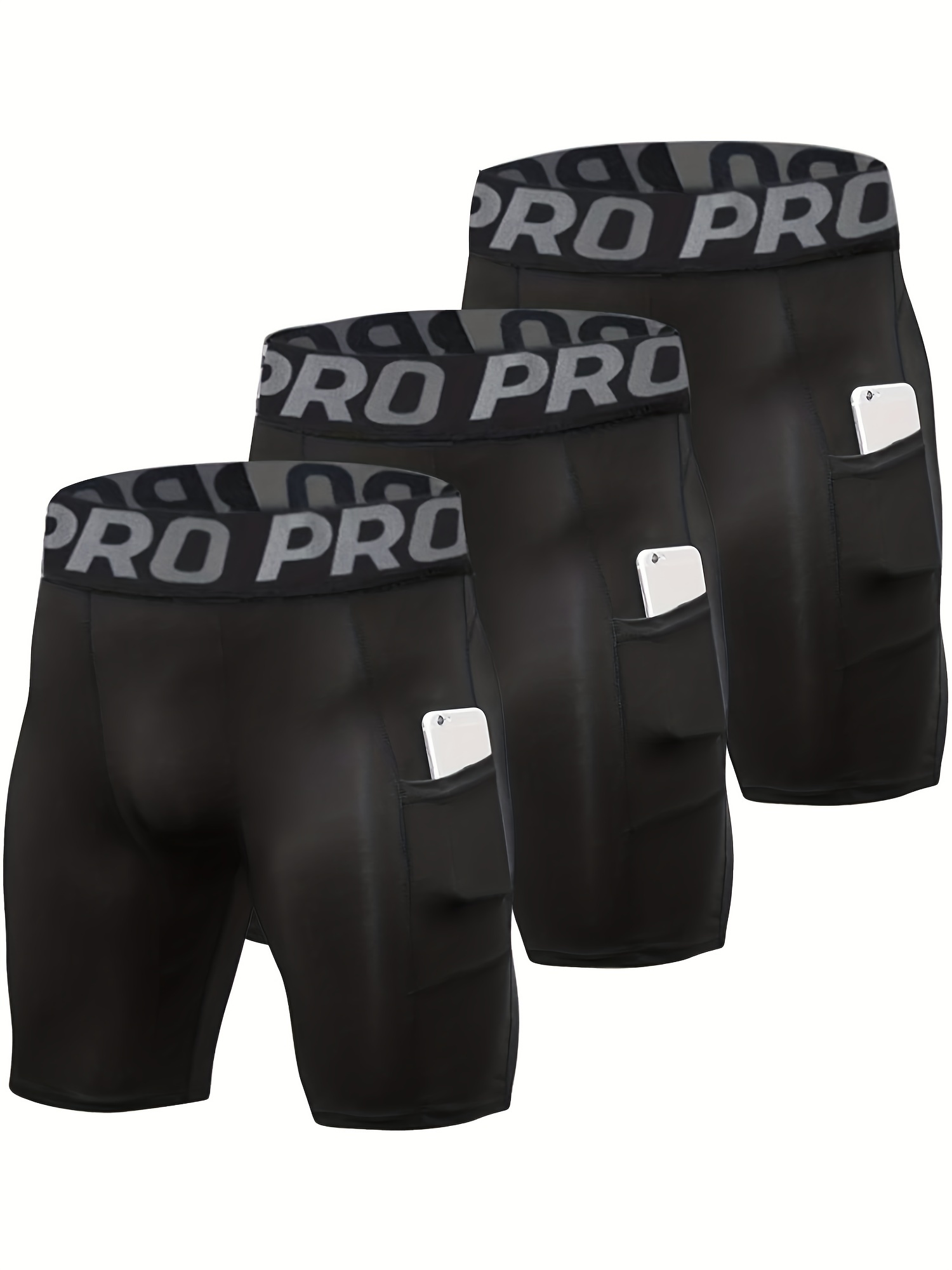 Confezione da 3 pantaloncini a - Compression Shorts Athletes recensione e prezzo